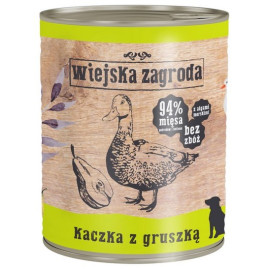 Wiejska Zagroda Kaczka z gruszką puszka 800g