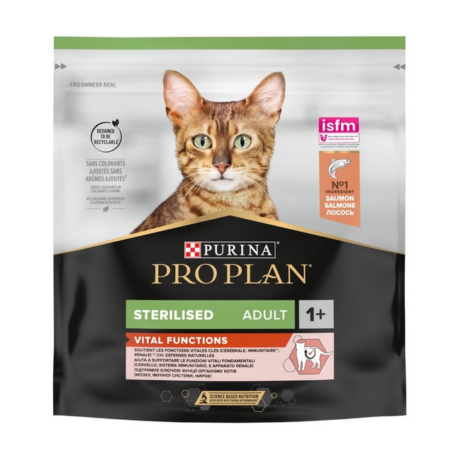 Purina Pro Plan Cat Adult Sterilised Vital Functions Łosoś 400g