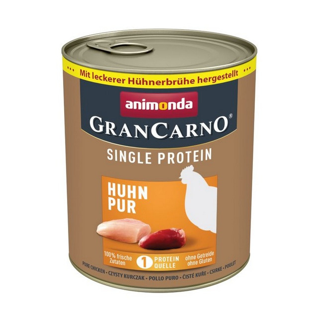 Animonda GranCarno Single Protein Kurczak puszka 800g