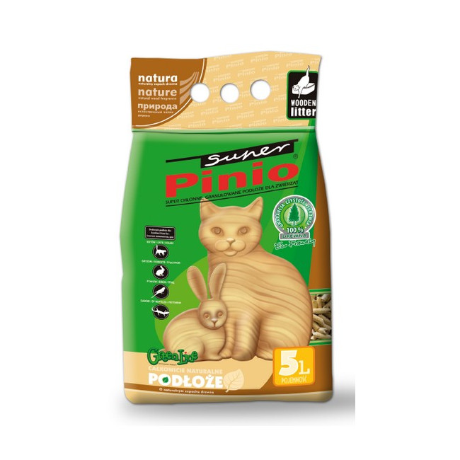 Super Pinio żwirek drewniany 5L