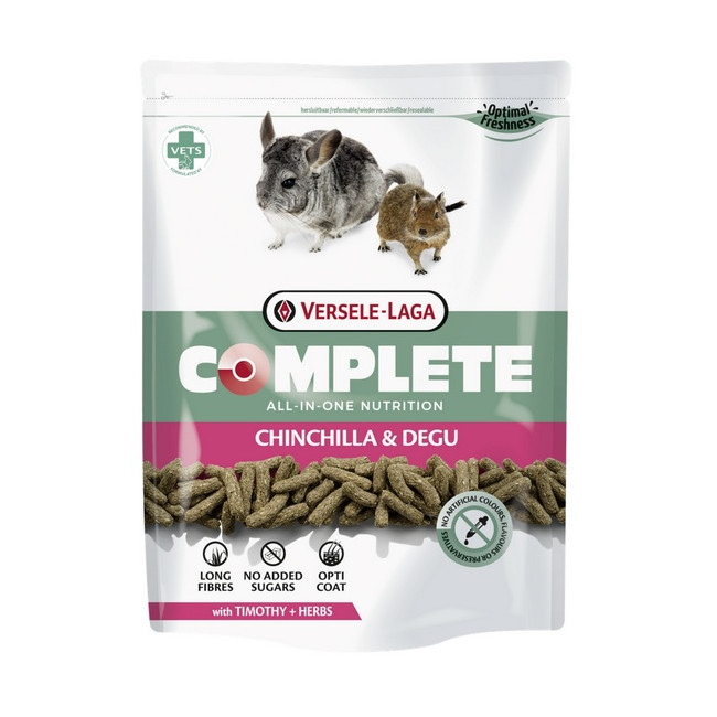 Versele-Laga Chinchilla & Degu Complete pokarm dla szynszyli i koszatniczki  500g