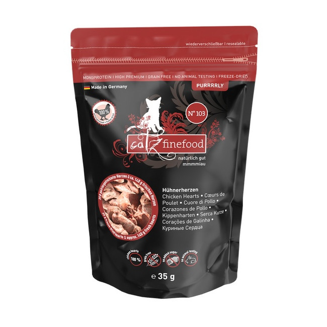 Catz Finefood Purrrrly N.103 Serca kurczaka 35g