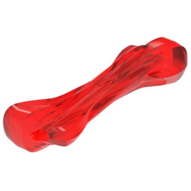 Collar WauDog Fun Durable kość z kauczuku 20x8cm czerwona