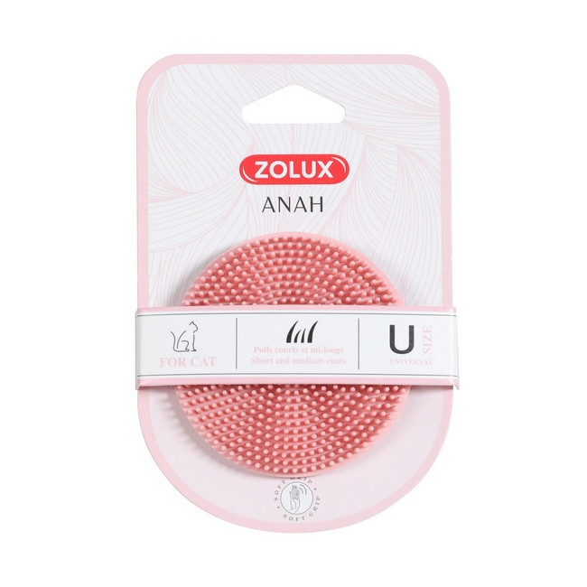 Zolux Anah Szczotka gumowa okrągła dla kota [550012]
