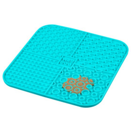 Collar WauDog Silicone Mata do lizania 19x19x1cm niebieska