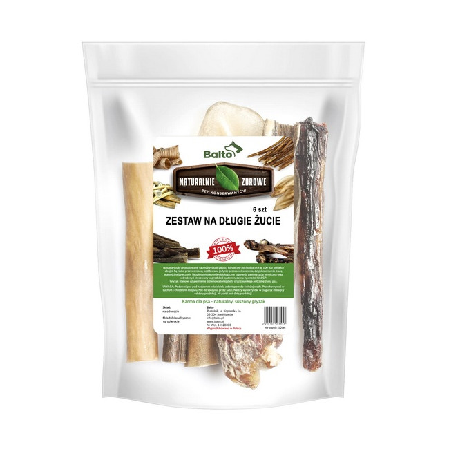 Balto Zestaw gryzaków na długie żucie 6szt