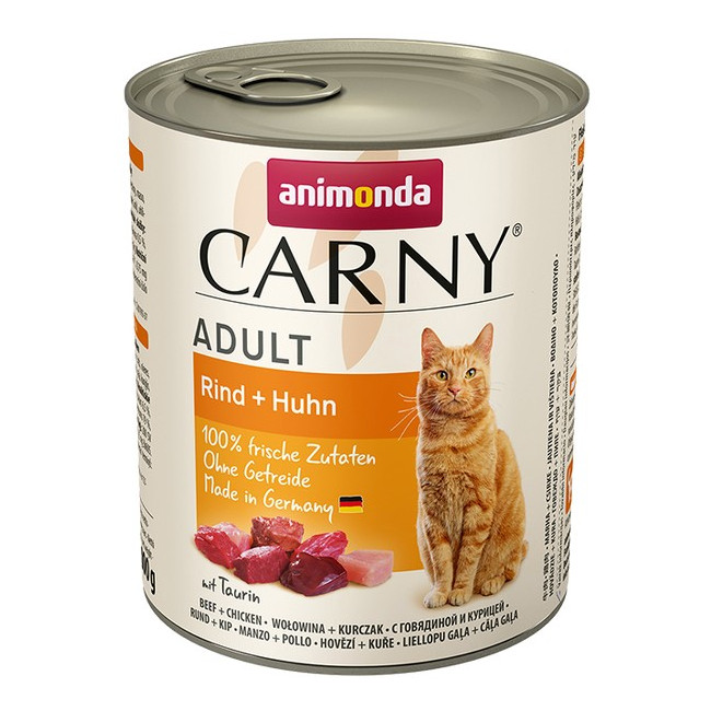Animonda Carny Adult Wołowina + Kurczak puszka 800g