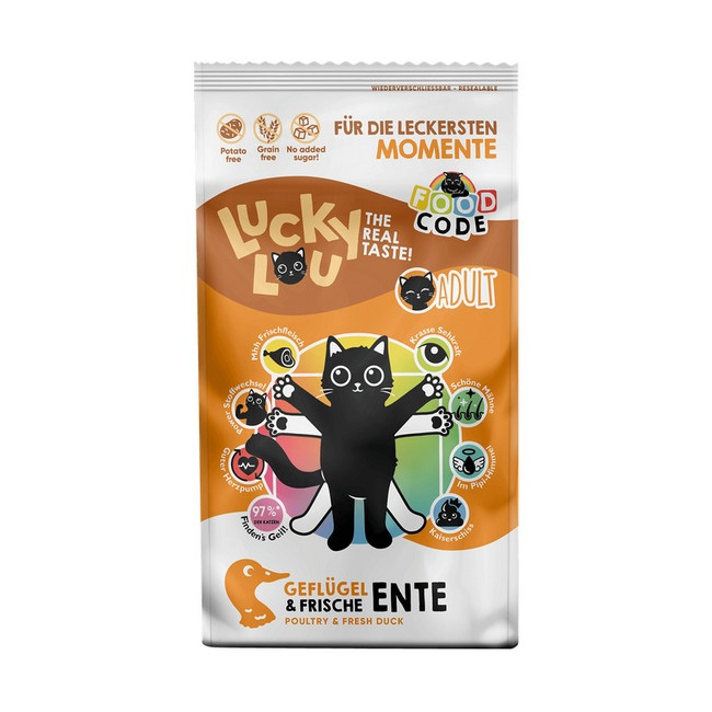 Lucky Lou Food Code Lifestage Adult Drób & Kaczka 340g