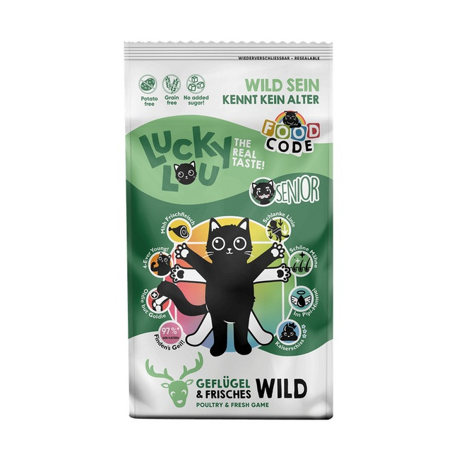 Lucky Lou Food Code Lifestage Senior Drób & Dziczyzna 340g