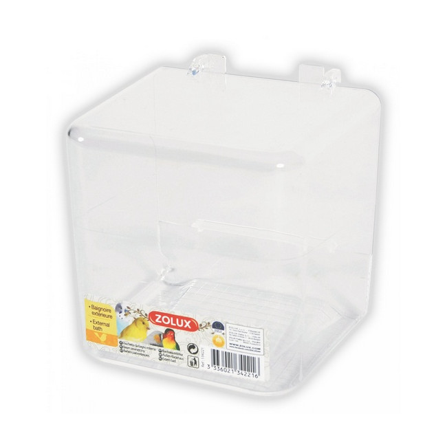 Zolux Basen zewnętrzny dla ptaków 12x11,5x12,5cm [134221]