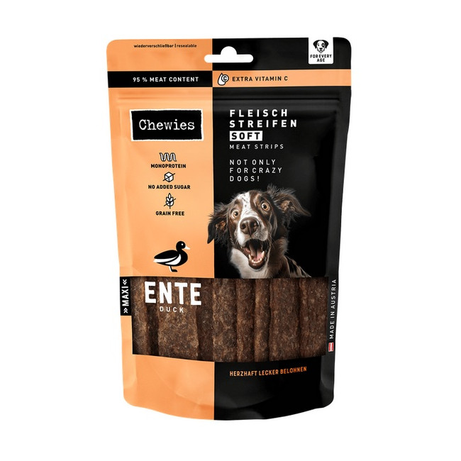 Chewies Meat Strips Soft Maxi Kaczka 150g