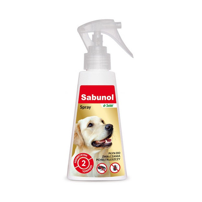 Sabunol Spray przeciw pchłom i kleszczom dla psa 100ml