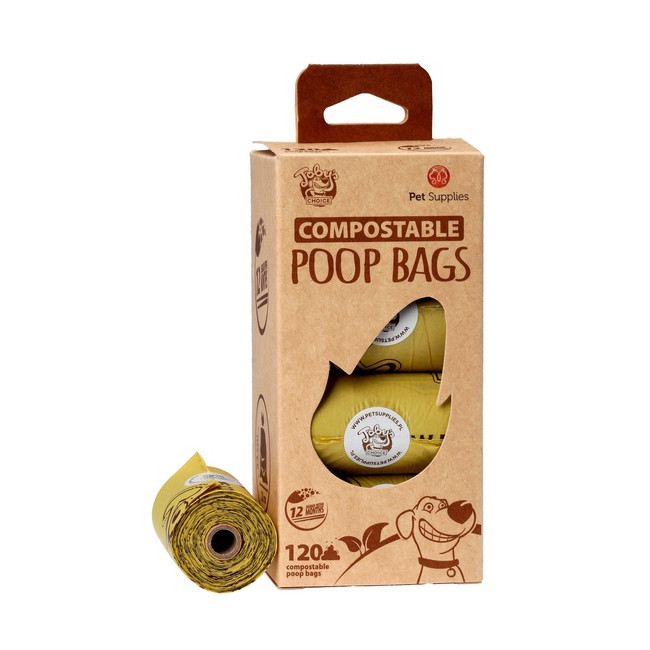Toby's Choice BIOdegradowalne kompostowalne worki na odchody 120szt