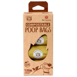 Toby's Choice BIOdegradowalne kompostowalne worki na odchody 120szt