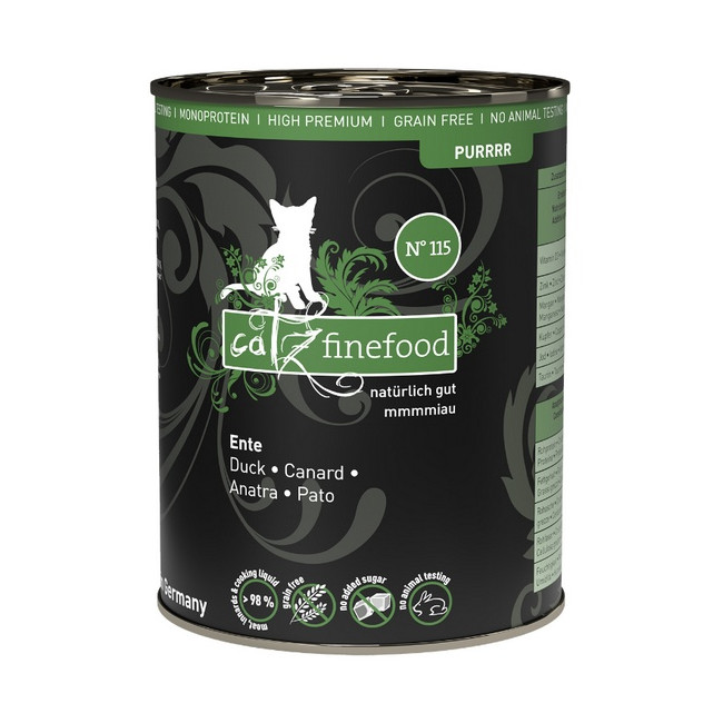 Catz Finefood Purrrr N.115 Kaczka puszka 400g