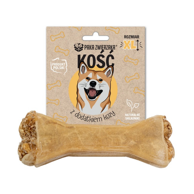 Paka Zwierzaka Kość z dodatkiem kozy XL 17cm