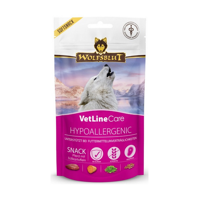 Wolfsblut Dog VetLine Snack Hypoallergenic - konina i bataty 100g
