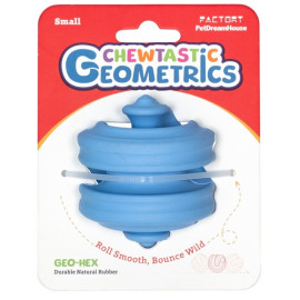 PetDreamHouse Zabawka gumowa Geo-Hex błękitna