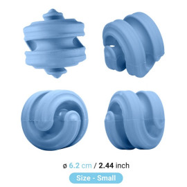 PetDreamHouse Zabawka gumowa Geo-Hex błękitna