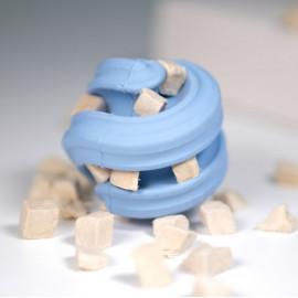 PetDreamHouse Zabawka gumowa Geo-Hex błękitna