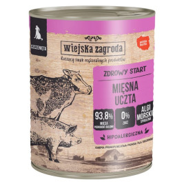 Wiejska Zagroda Mięsna uczta Puppy puszka 800g