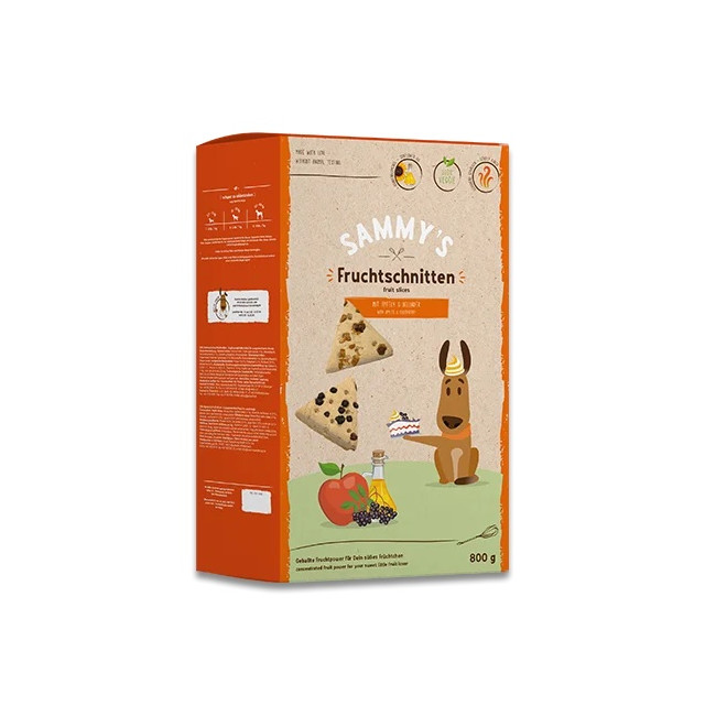 Sammy's Fruit Slices Owocowe Trójkąty 800g