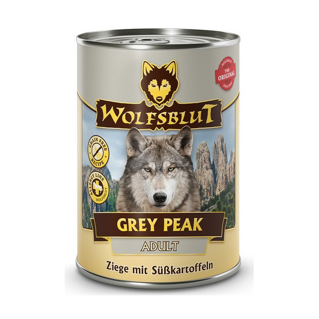 Wolfsblut Dog Grey Peak - koza i bataty puszka 395g