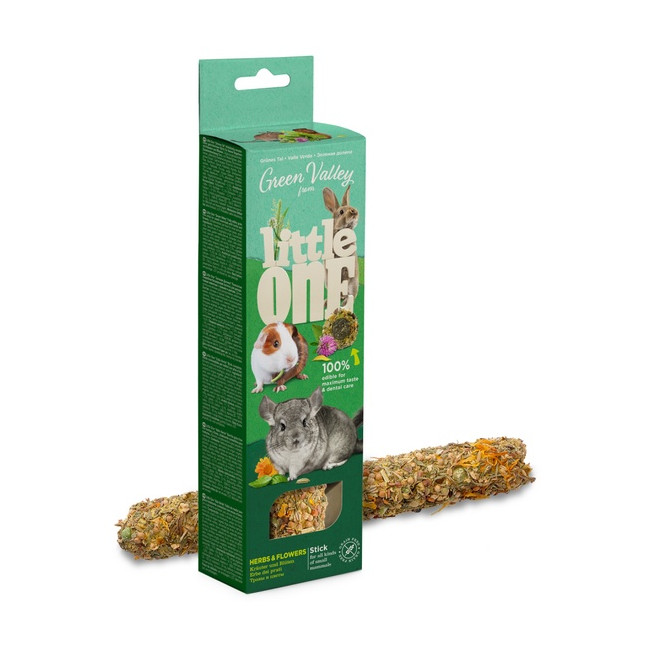 Little One Zielona Dolina Bezzbożowy baton z kwiatami 160g