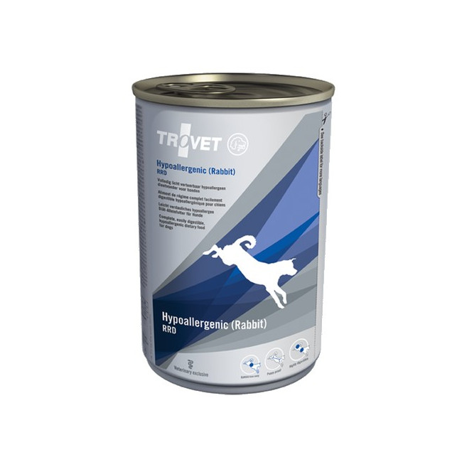 Trovet RRD Hypoallergenic Królik dla psa puszka 400g