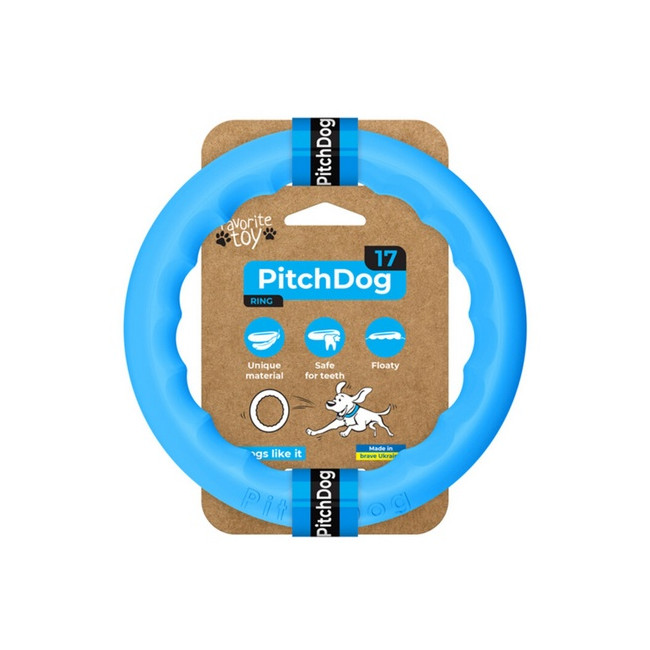 Collar PitchDog17 Pierścień do aportowania 17cm niebieski