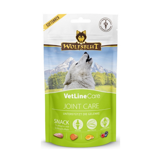 Wolfsblut Dog VetLine Snack Joint Care - indyk i bataty 100g