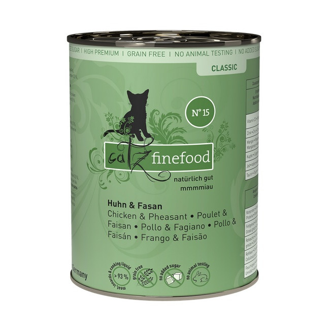 Catz Finefood Classic N.15 Kurczak i Bażant puszka 400g