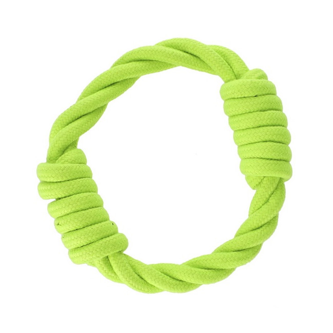 Dingo Zabawka dla psa - Ringo zaplatane Energy 18cm zielone