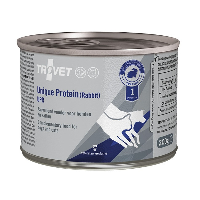 Trovet Unique Protein UPR Królik dla psa i kota puszka 200g