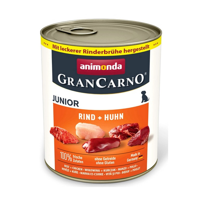 Animonda GranCarno Original Junior Rind Huhn Wołowina + Kurczak puszka 800g