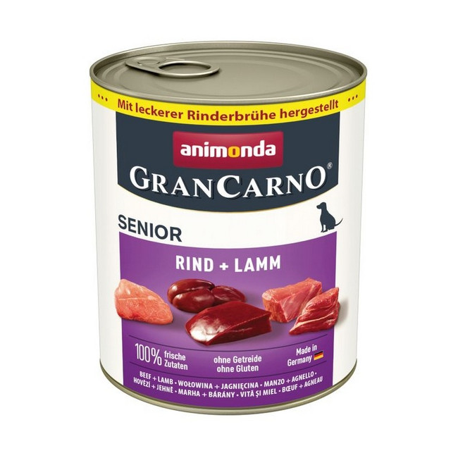 Animonda GranCarno Original Senior Rind Lamm Wołowina + Jagnięcina puszka 800g