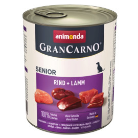 Animonda GranCarno Original Senior Rind Lamm Wołowina + Jagnięcina puszka 800g