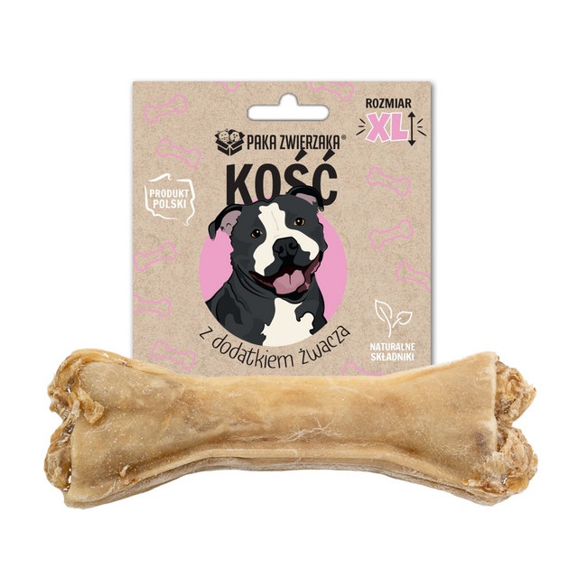 Paka Zwierzaka Kość z dodatkiem żwacza XL 17cm