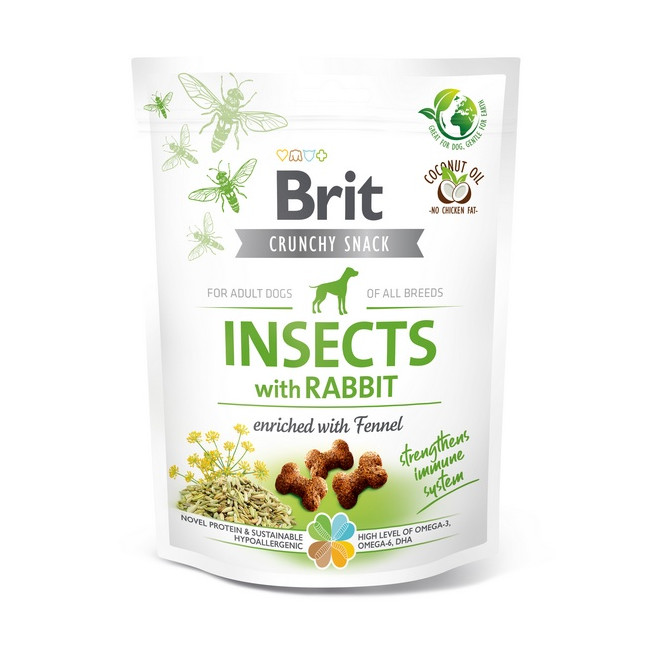 Brit Care Dog Crunchy Cracker Insect & Rabbit 200g