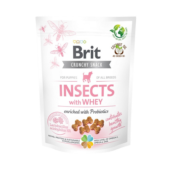 Brit Care Dog Crunchy Cracker Puppy Insect & Whey 200g
