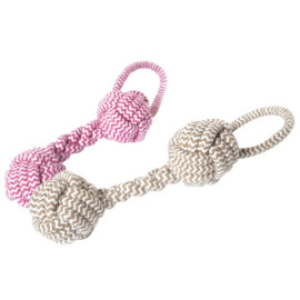 Dingo Zabawka dla psa - Kość z rączką różowa