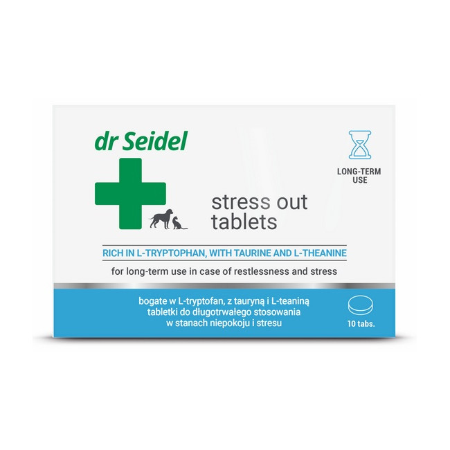 DermaPharm Stress Out dla psa i kota blister 10 tabl.