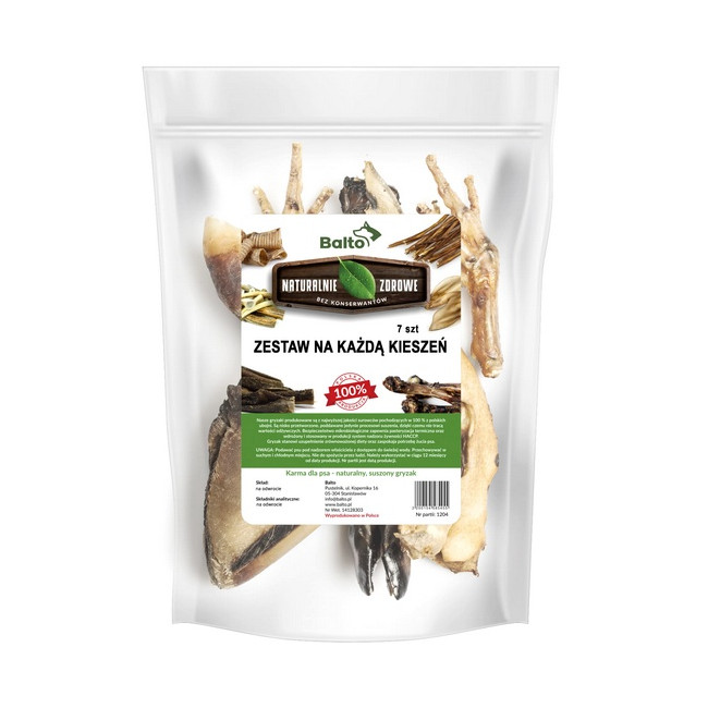 Balto Zestaw gryzaków na każdą kieszeń 7szt