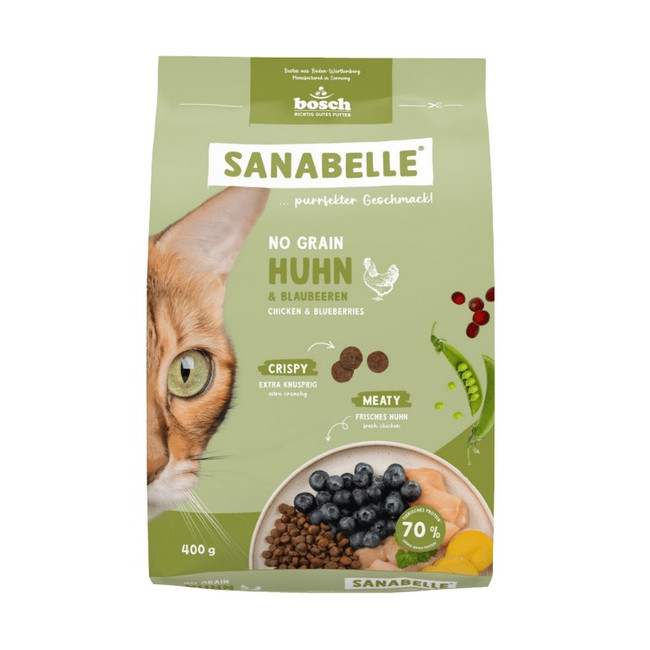 Sanabelle Adult No Grain Huhn - bezzbożowa z kurczakiem 400g