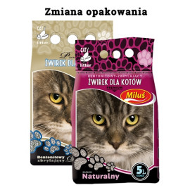 Miluś Premium żwir zbrylający bentonitowy 5L