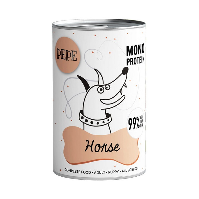 Paka Zwierzaka PEPE Horse (koń) puszka 400g