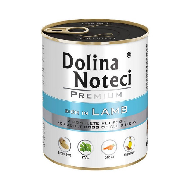Dolina Noteci Premium Pies Jagnięcina puszka 800g