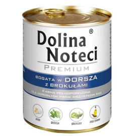 Dolina Noteci Premium Pies Dorsz i brokuły puszka 800g