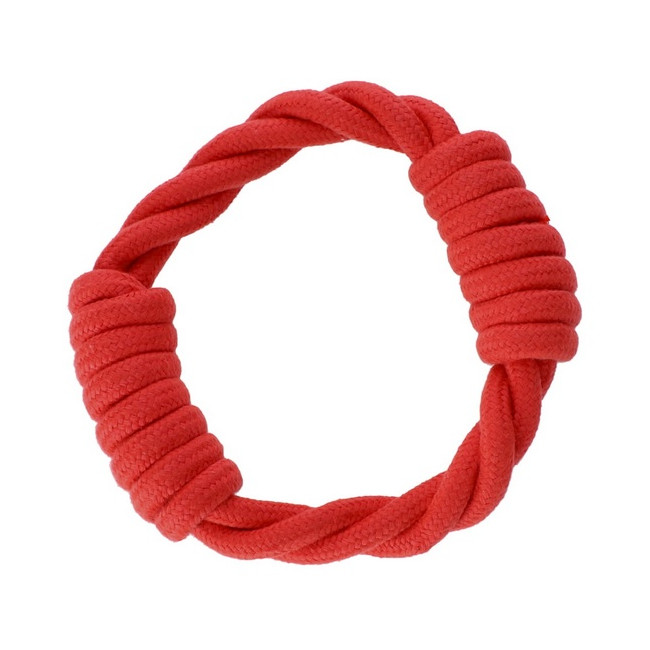 Dingo Zabawka dla psa - Ringo zaplatane Energy 18cm czerwone