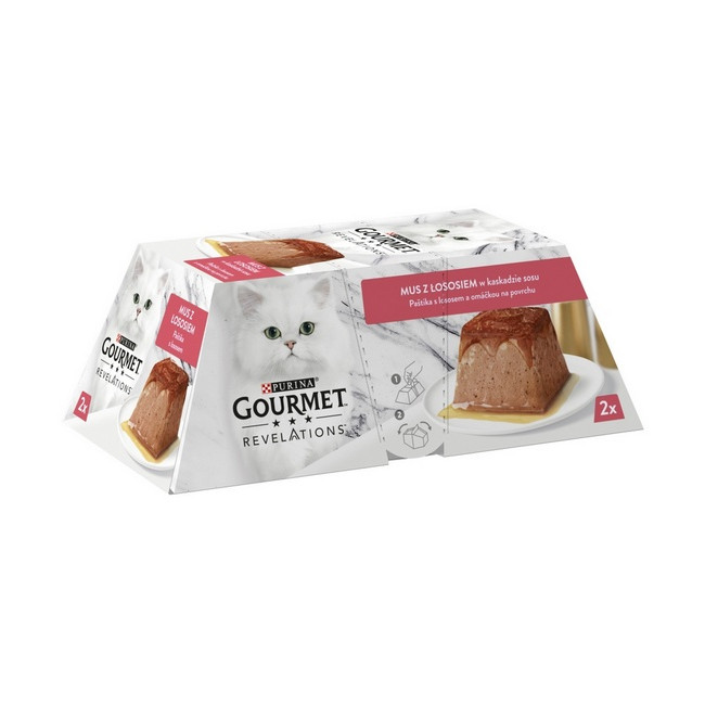 Gourmet Revelations mus z łososiem 2x57g